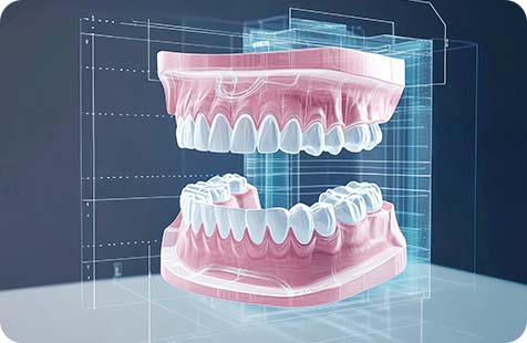 치료 전 3D 영상 시뮬레이션으로 수술 계획과 결과를 시각적으로 설명하여 환자의 이해도와 신뢰도를 높이는 영도 편한치과 시스템