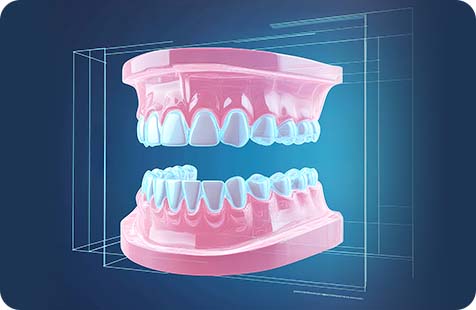 3D 치아 모델 데이터를 기반으로 이동량과 각도를 수치화하여 치료 결과를 시각적으로 보여주는 영도 편한치과